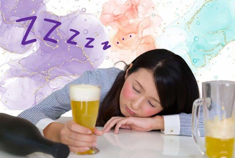 お酒を飲んで眠くなる人にはどんな特徴がある？