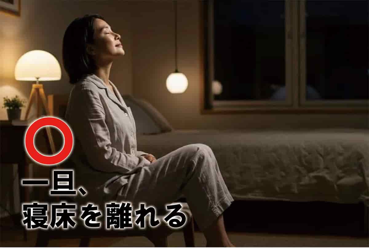寝床を離れる