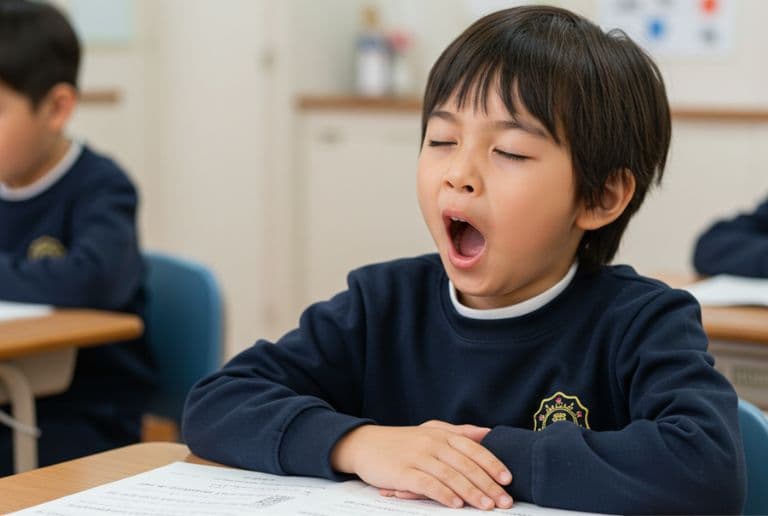 寝不足で学力低下